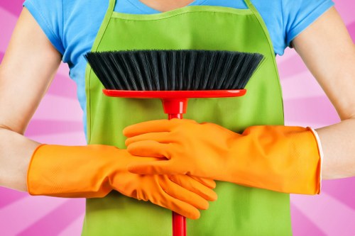 Professional cleaners preparing for one off cleaning in Barkingside
