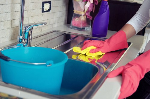 Satisfied customer reviewing the services of Barkingside Cleaners